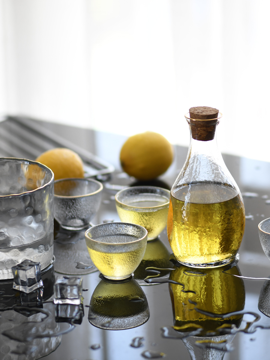 Japanese Style Glass Hip Flask Set Handmade Classic Household Sake Pot Superior Flasque Alcool Table Supplies EJ50HF