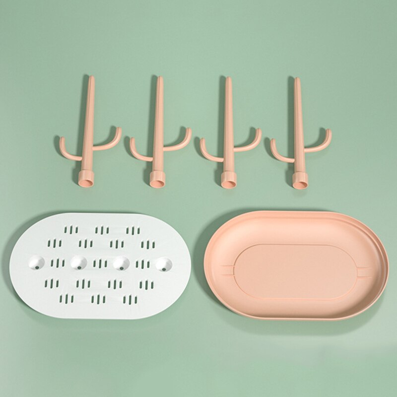 Baby Bottle Drying Rack Plastic Baby Feeding Bottle Holder Stand Cleaning Dryer Drainer