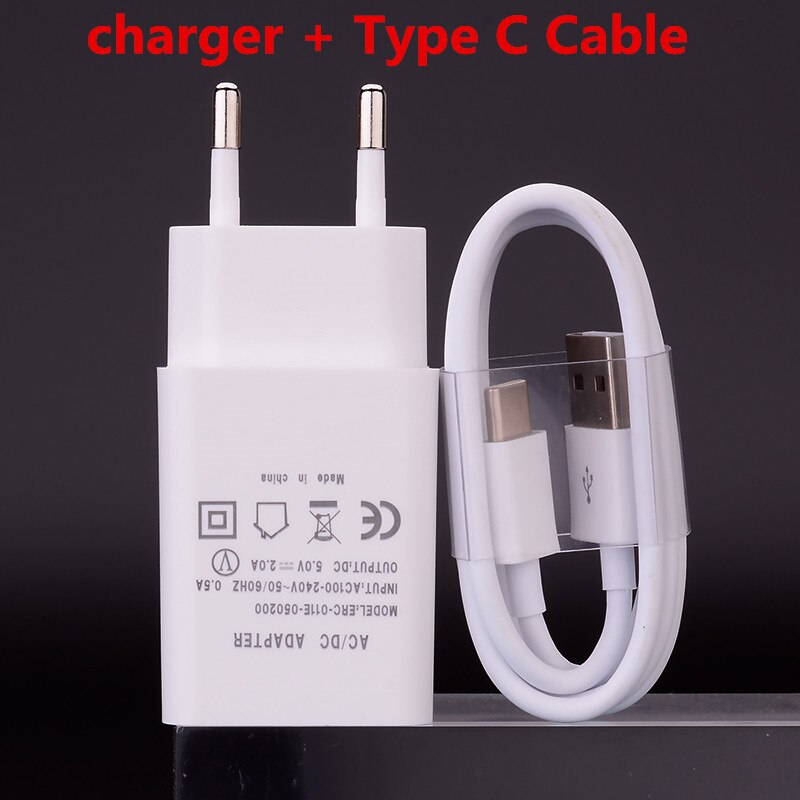 Tipo c cabo para huawei honor 10 9 8 7 lite micro cabo usb para huawei 8c 8a 8x max 7s 7x 7a 7c pro 5v 2a carregador de parede: charger Type C Cable