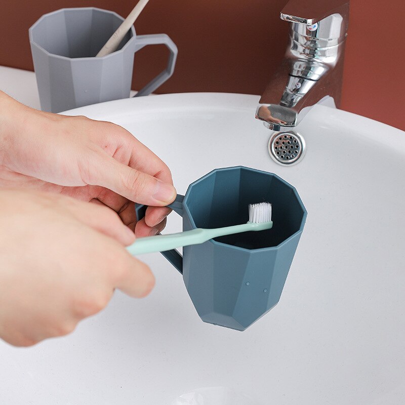 Bathroom Washing Cup Daily Necessities Daily Necessities Water Cup Geometric Irregular Mouth Cup