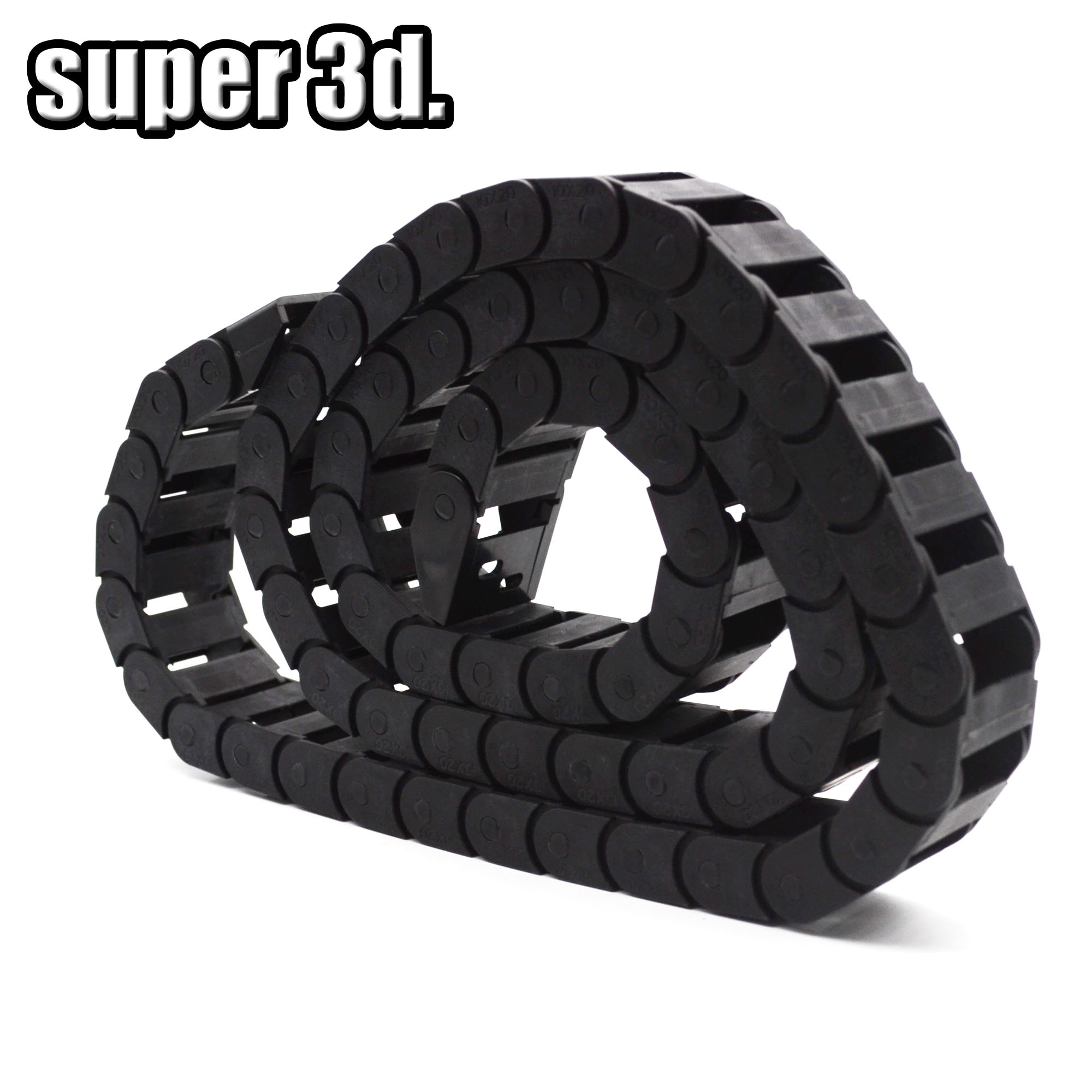 1pcs Plastic Towline Drag cable Chain 10x15mm Wire Wrapping band Wiring ducts Router for 3D printer CNC machine Transmission