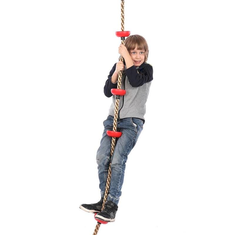 Jungle gym klatrereb med platforme og diskgyngesæde fitnessgyngestativ tilbehør børnegyngesæde legetøj