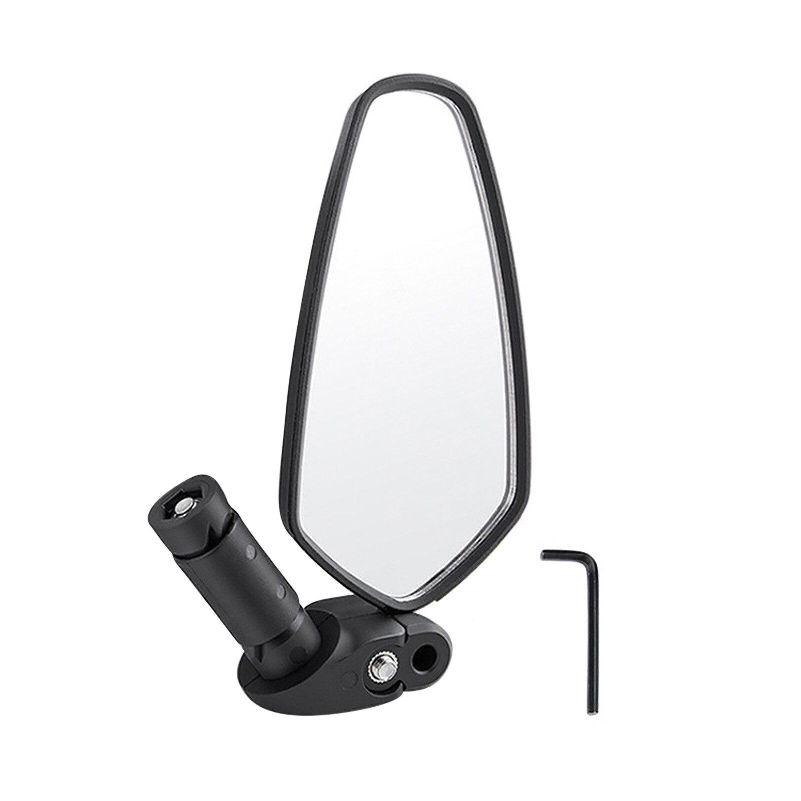 Espejo retrovisor ajustable para manillar de bicicleta de montaña, accesorios para ciclismo, plegable: Default Title