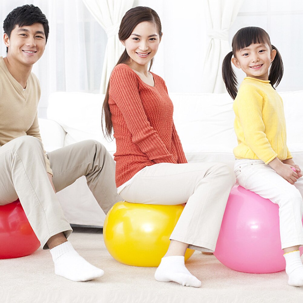 45/55/65CM Educational Inflatable Toy Ball Baby Toys Inflatable Bouncing Balls Claw Handle Ball Kids Jump Games Sports Toys
