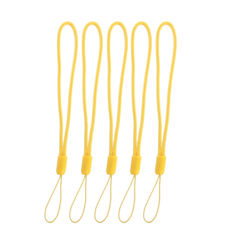Cordón para móvil amarillo (5 uds.)