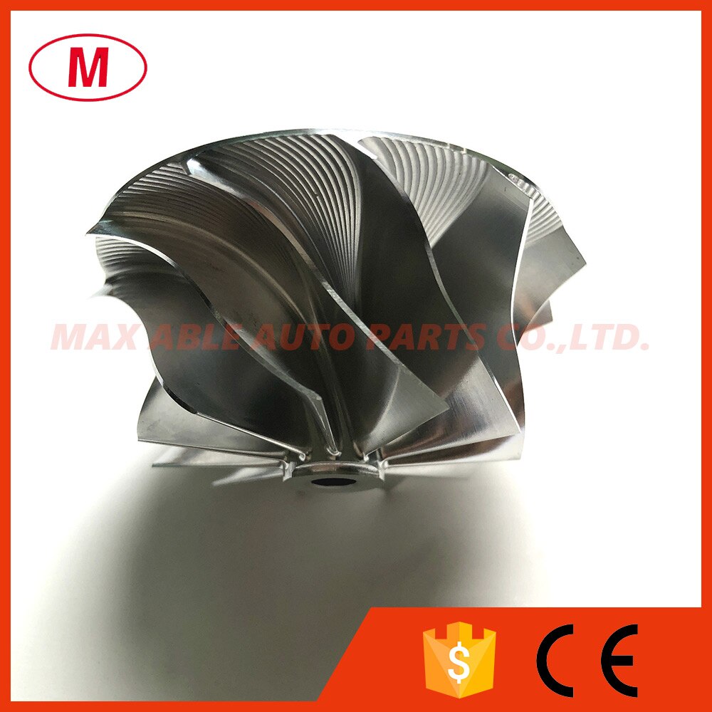 GT15-25 737689-0001 43.40/56.03mm 11 + 0 ostrza wysoki wydajność turbosprężarka frezowanie/wirnik turbiny z kęsa dla 757608-0001/761399-0001