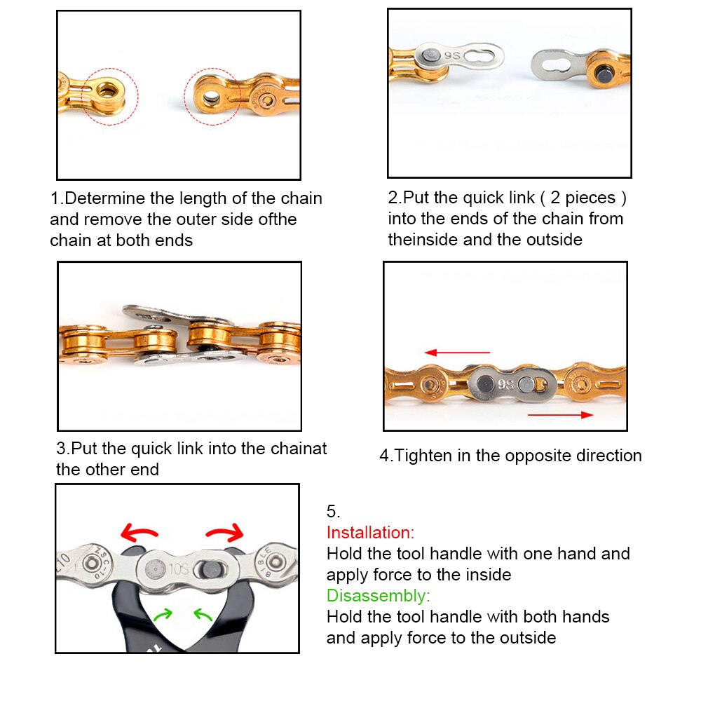 Mini Bike Chain Tang Quick Link Reparatie Tool Mtb Road Fiets Ketting Klem Snelkoppeling Knop Mount Magie Gesp tool Kit