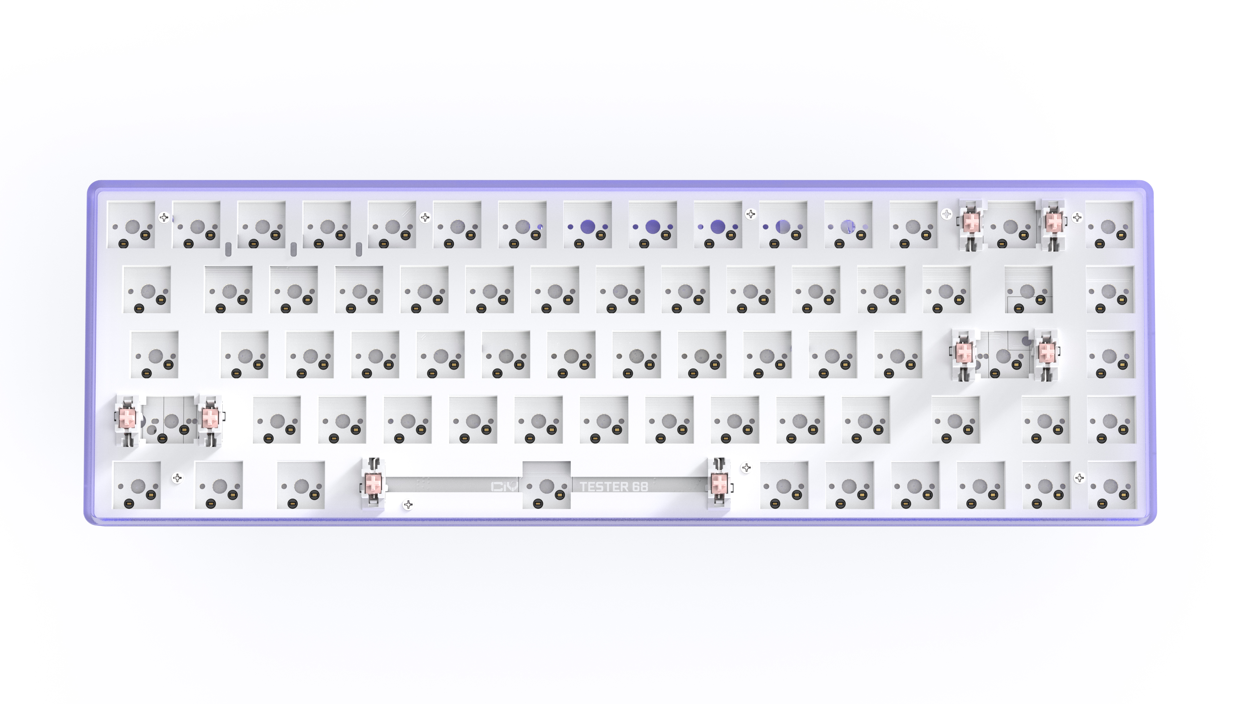 CIY Tester 68 Keyboard Switch Tester Swappable CIY68 Tester68 Mechanical Keyboard Switch Tester