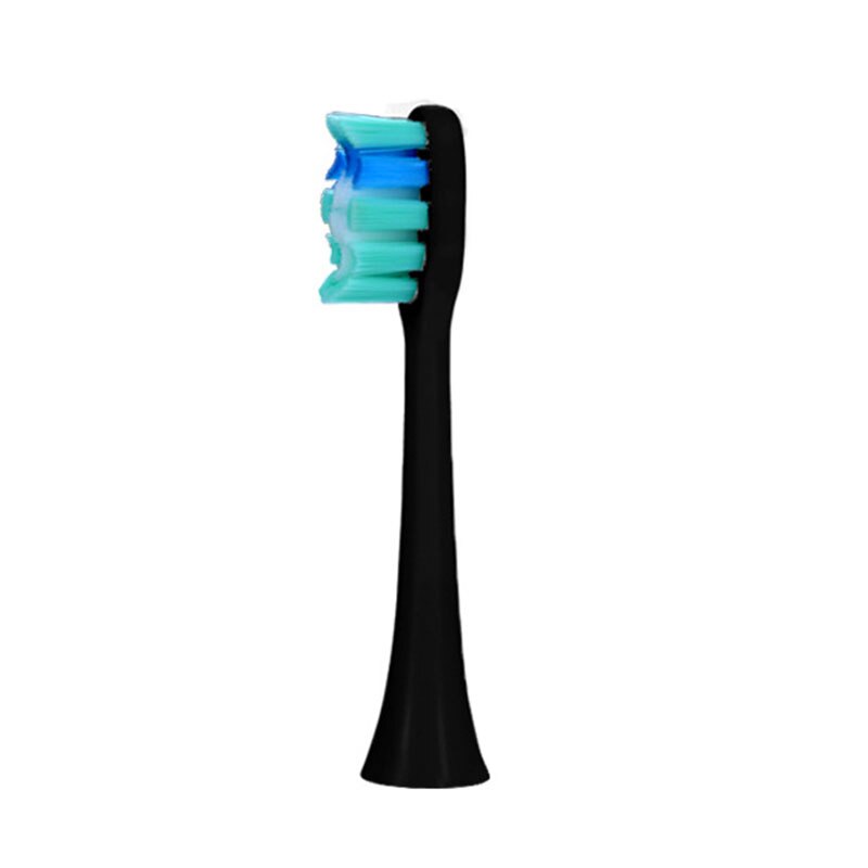 1Pcs Vervanging Tandenborstel Heads Voor Apiyoo A7/P7/Y8/Sup Oral Care Ultra Dental Cabezal cepillo Elektronische Tandenborstels Heads: Black
