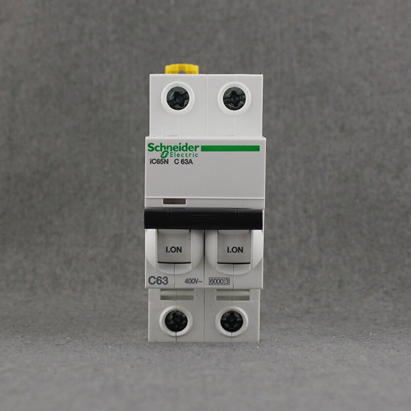 Schneider All Series MCB Circuit breaker Air switch DZ47 IC65N 2P 10A 16A 20A 25A 32A 40A 50A 63A