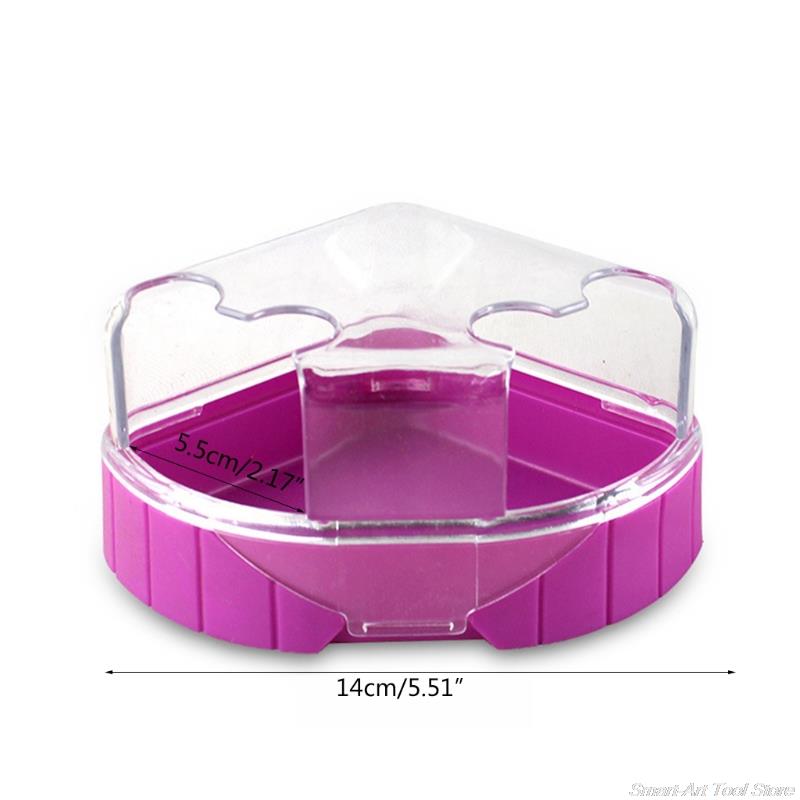 Cama de plástico para hámster, jaula de baño de plástico para mascotas, casa de descanso para cobayas, accesorios para juguetes,