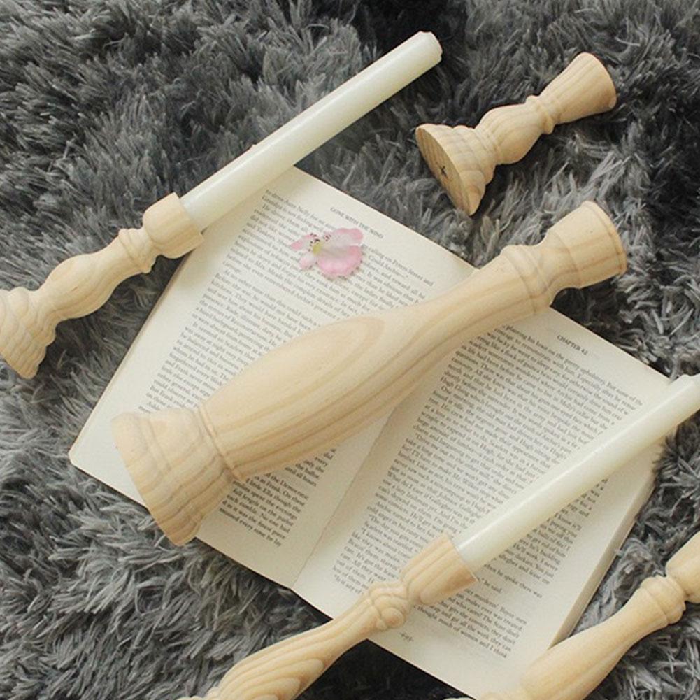 Bougeoir en bois pour décorations de mariage, classique, rétro, ci-après, porte-bougie, fête, salon, décoration de la maison