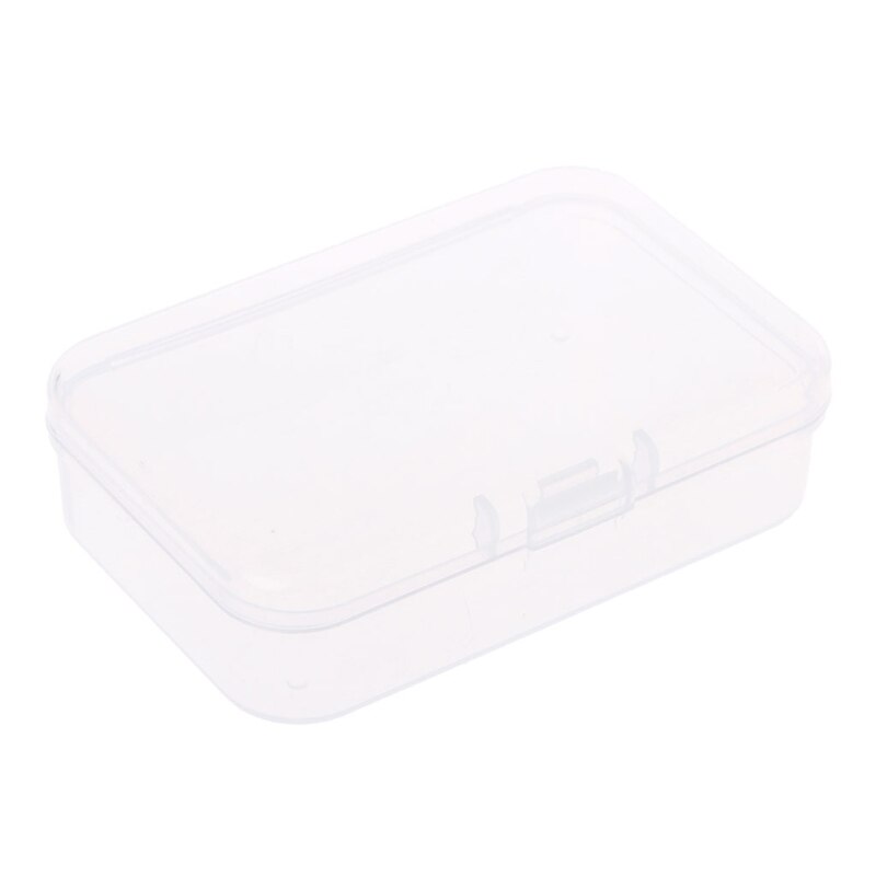 2022 Small Transparent Plastic Storage Boxs Clear Square Multipurpose Display Case