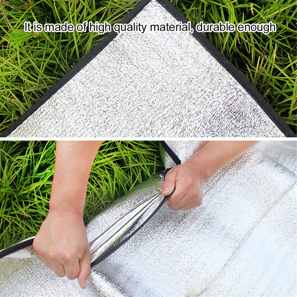 Camping matt Wasserdichte Aluminium Folie EVA Schaum Zelt matt Strand Matratze falten Schlafen Decke Ultraleicht draussen Picknick Pad