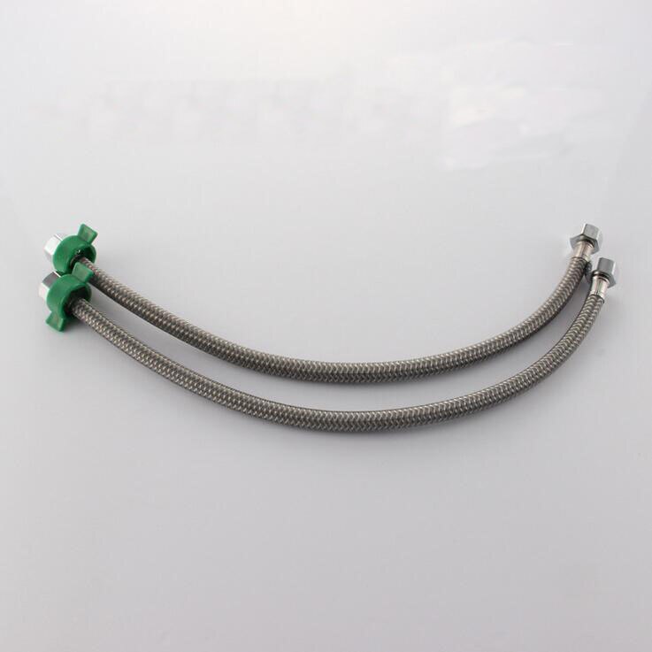 30/50/80cm Stainless Steel one water inlet hoses,Bathroom/toilet inlet plumbing hose,Cold and water inlet pipe