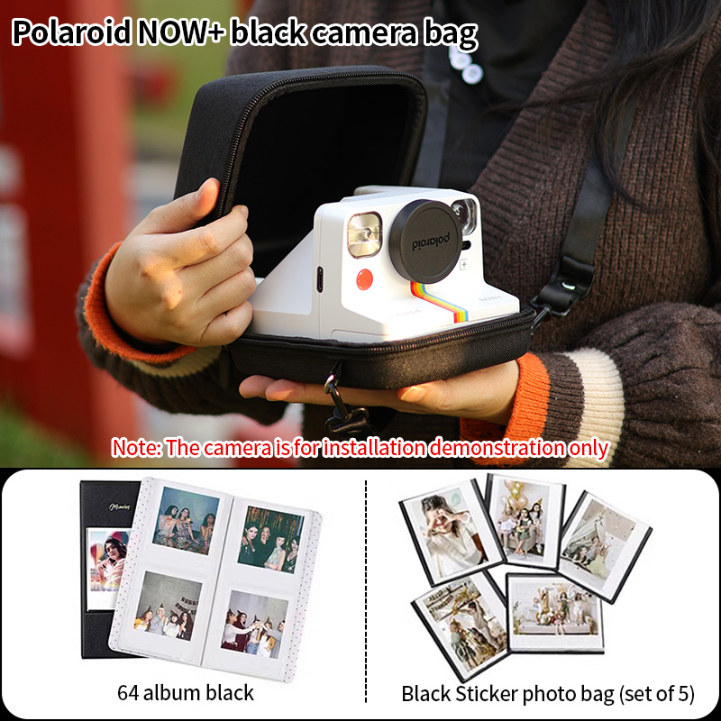 Suitable for Polaroid Now+/Go Gen2 camera bag storage bag, +Gen3/Gen3casual simple multifunctional portable bag: SKY BLUE