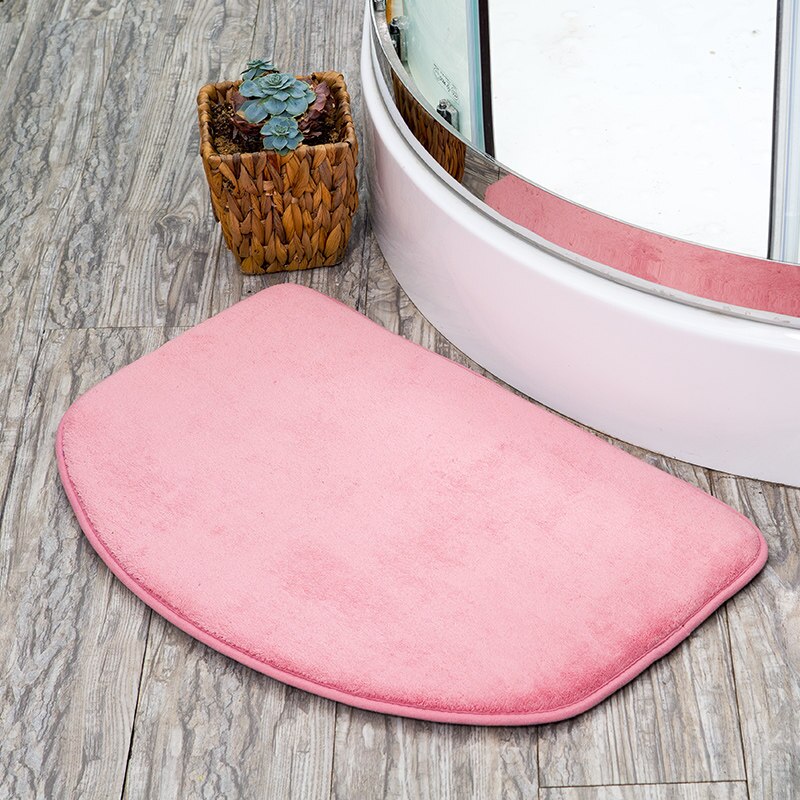 Halfronde badmat tapijten voor toilet badmat antislip tapijt deurmat vloerkleed badmat waterabsorptie wc tapijten