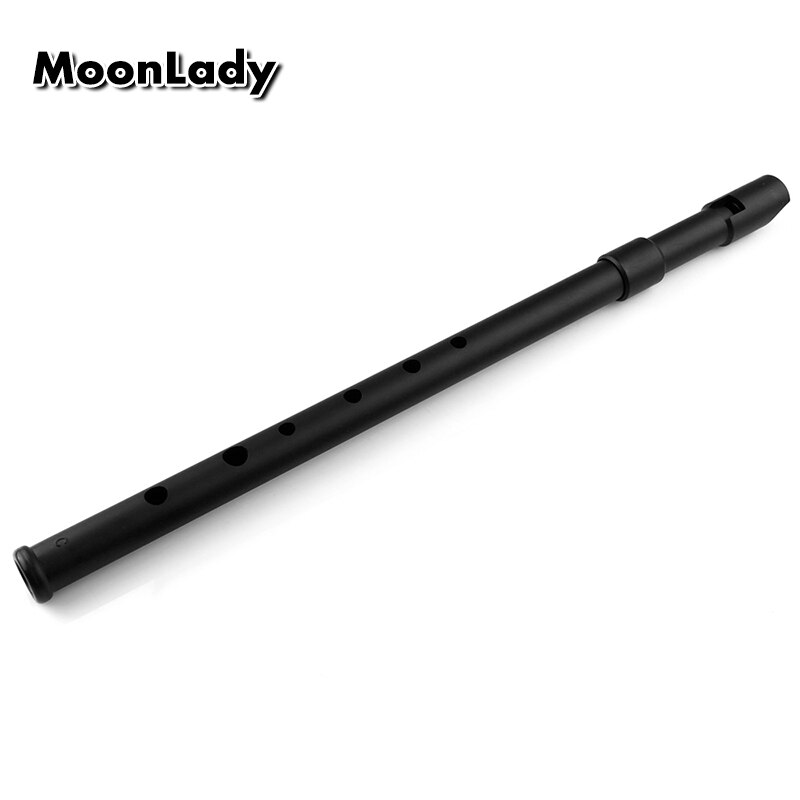 Flauta de plástico ABS para instrumentos musicales, instrumento Musical de viento de madera, en color negro, con clave C/D de tinsilbato irlandés