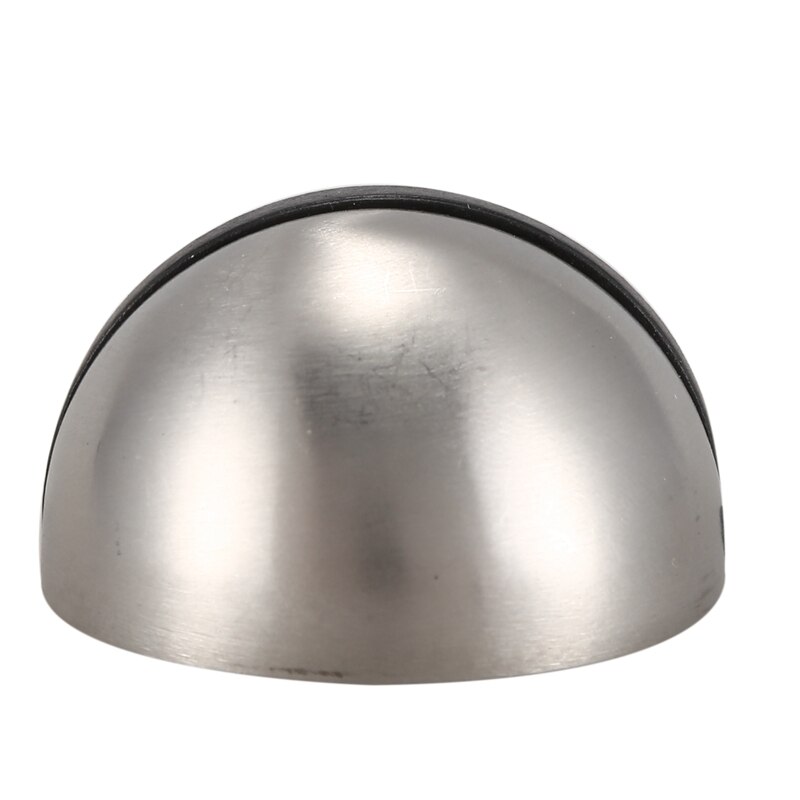 -Ronde Deur Stop Zware Eenvoudige Deurstop Floor Mount voor Home Office Hotel Solide Metalen Roestvrij Staal met rubber Pad Cyl