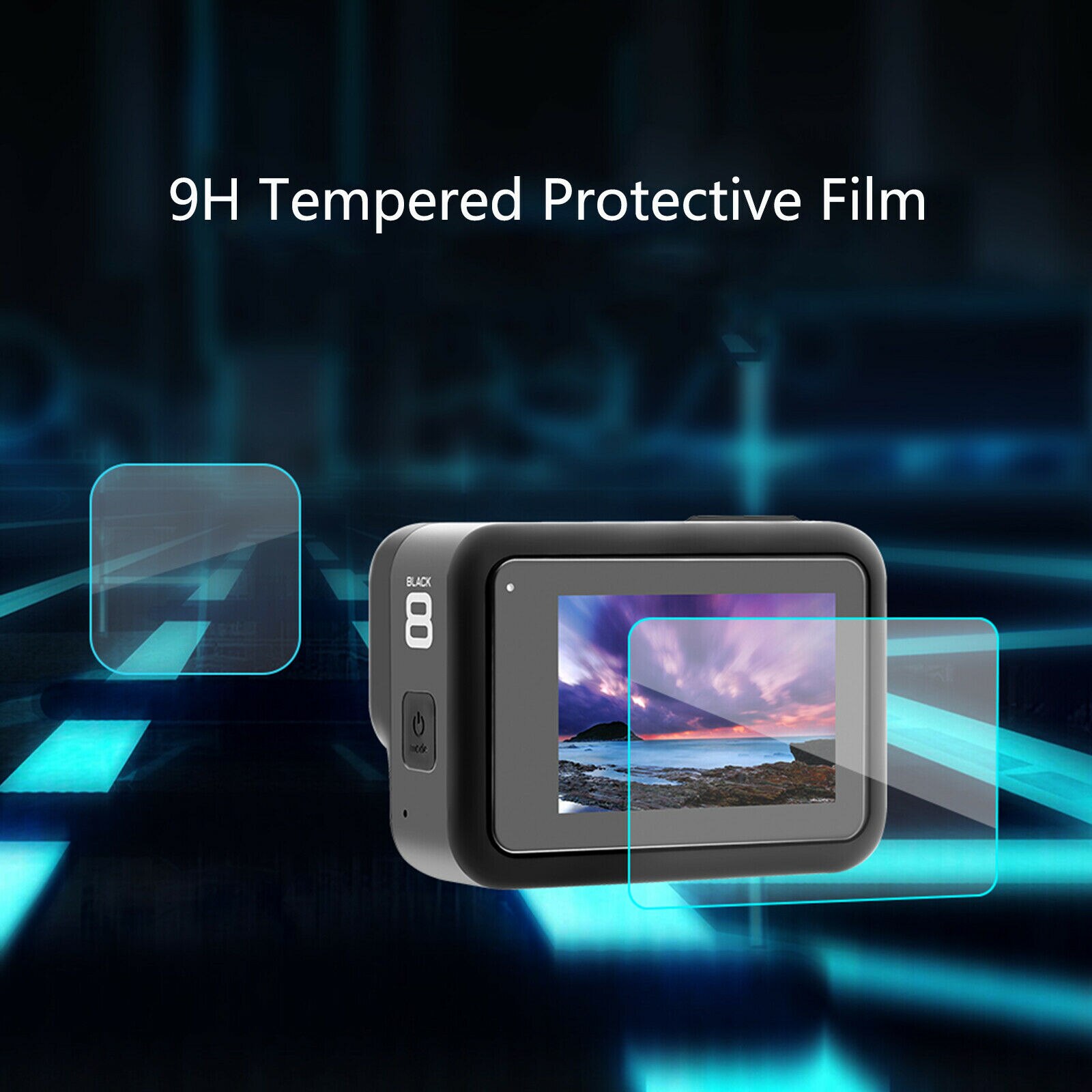 Gehard Glas Screen Protector Voor Gopro Hero 8 Zwart Lens Protector Voor Gopro8 Go Pro 8 Camera Accessoires