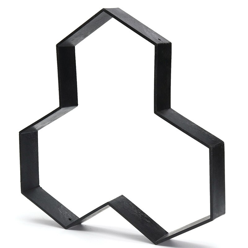 1 stk gjenbrukbare støpeformer for betong sti utlegger plen gårdsplass hage gjør-det-selv gangvei fortau belegningsform molder