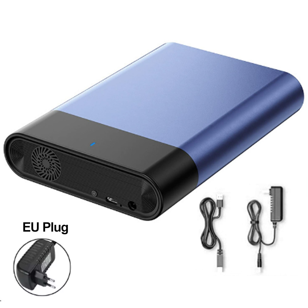 USB 3.1 HDD/SSD Enclosure 2.5/3.5'' Aluminum Alloy External Hard Drive Case SATA TO Type C 12TB High Speed Adapter for Laptop PC: Gold