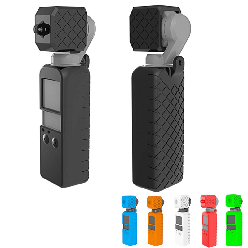 Colorful Osmo Pocket Soft Silicone Gel Body Case Protective Lens Cap Cover for DJI OSMO POCKET Handheld Gimbal Camera Protector