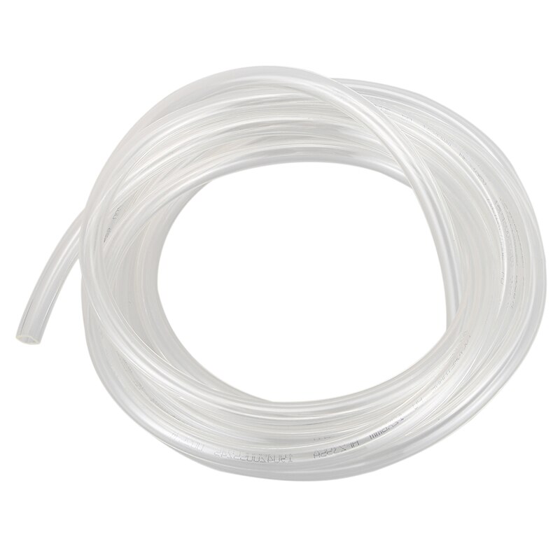 12mm x 8mm Clear Polyurethane PU Air Hose Tube 4M 13.1Ft
