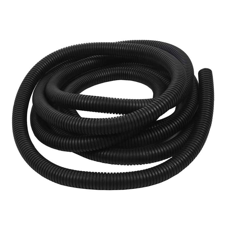 5 M 16.4ft Flexibele Geïsoleerde Zwart Polyethyleen Gegolfde Buis Tuinslang 25mm