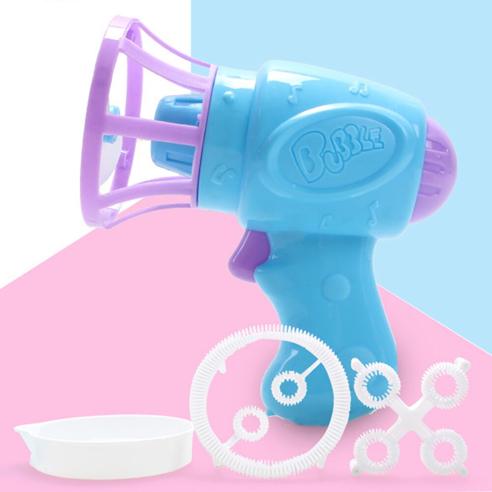 Durable Multifunction Automatic Bubble Maker Funny Portable Classic Texture Summer Funny Blowing Bubbles Machine Toys