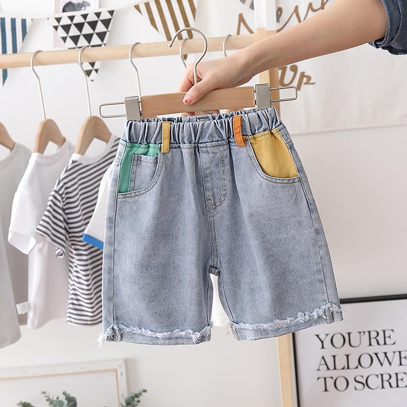 Jungen sommer kurze Hose neue freundlicher Jeans sommer Baby fünf-punkt hosen sommer jungen hosen Trend P4066