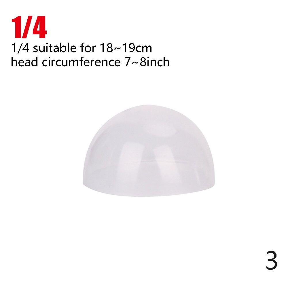 Casco de silicona para muñeca, peluca fija específica, antideslizante, antimanchas, de Gel de sílice, 1/3, 1/4, 1/6, 1/8, 1/12: Azul cielo