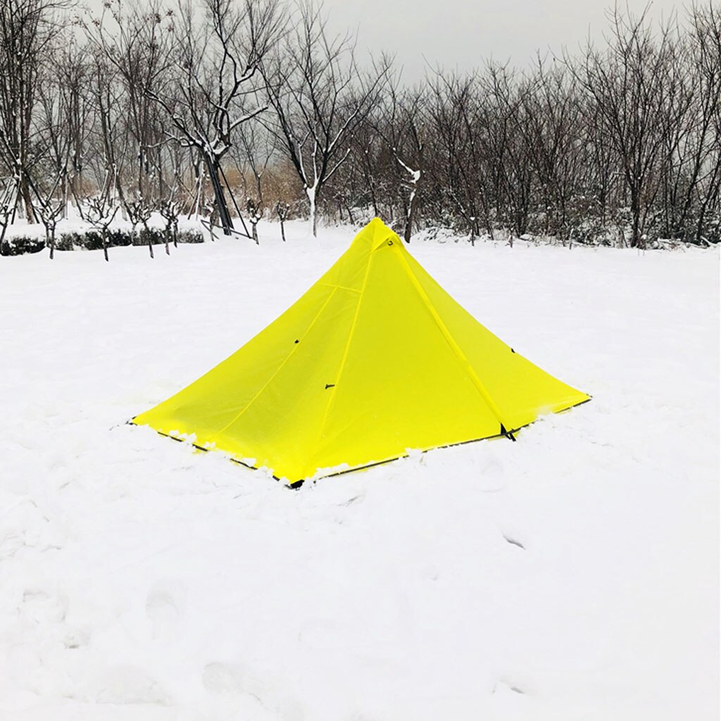 Lightweight Camping Hiking Pyramid Tent Trekking Pole Net Canopy