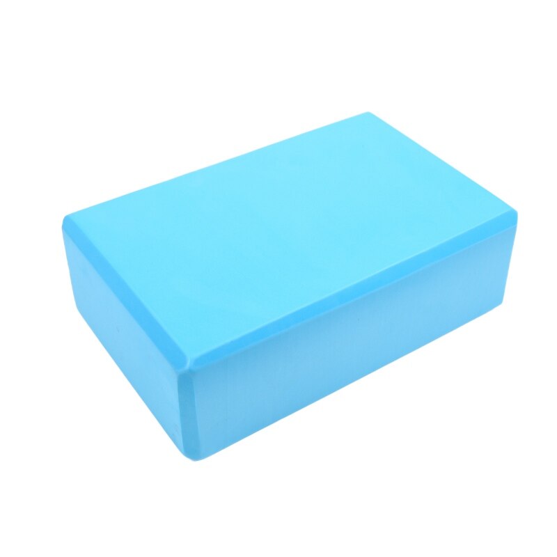 EVA Gym Blocks Foam Brick Training Exercise Fitness Set Yoga Bolster Pillow Cushion Stretching Body Shaping Blocks Equipments: Blue