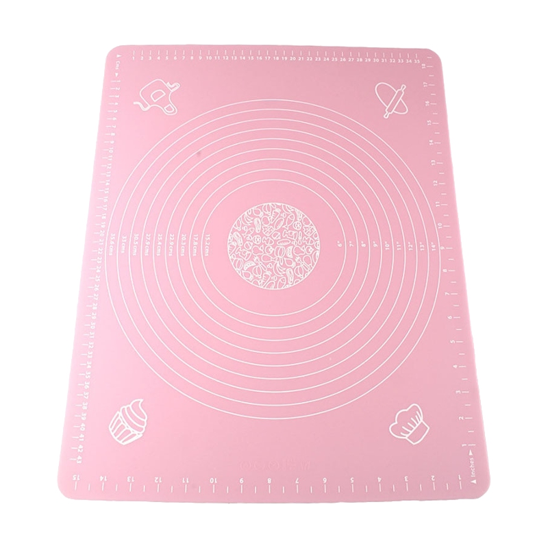 Aomily Siliconen Cake Bakken Mat Pad Cake Deeg Liner Bakken Oven Mat Bakplaat Bakvormen Verjaardagstaart Bakken Keuken Gereedschap: Pink