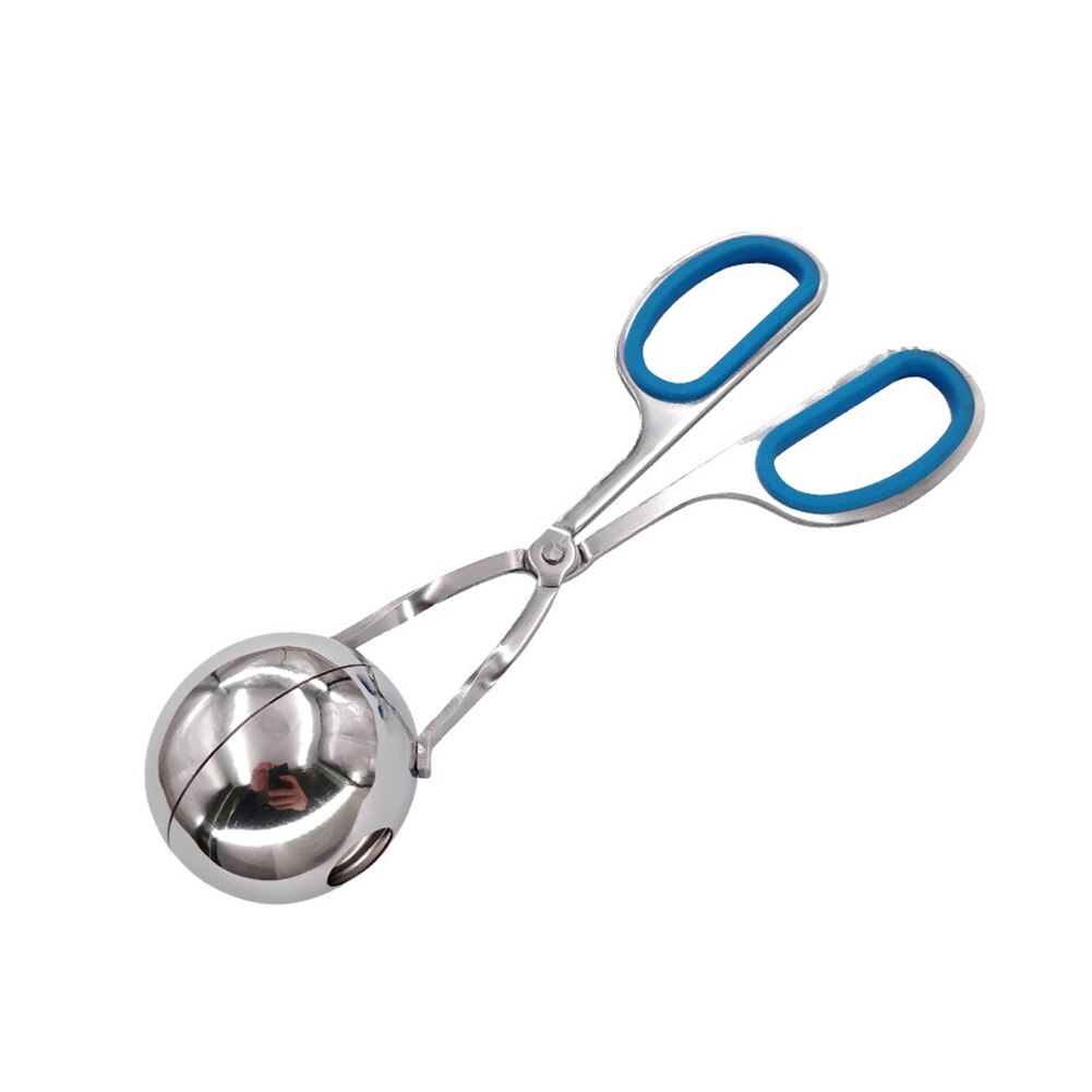Küche zubehör Edelstahl Fleisch Baller Frikadelle Hersteller Bequem Frikadelle Hersteller Edelstahl Gestopft Frikadelle Clip: Blau L