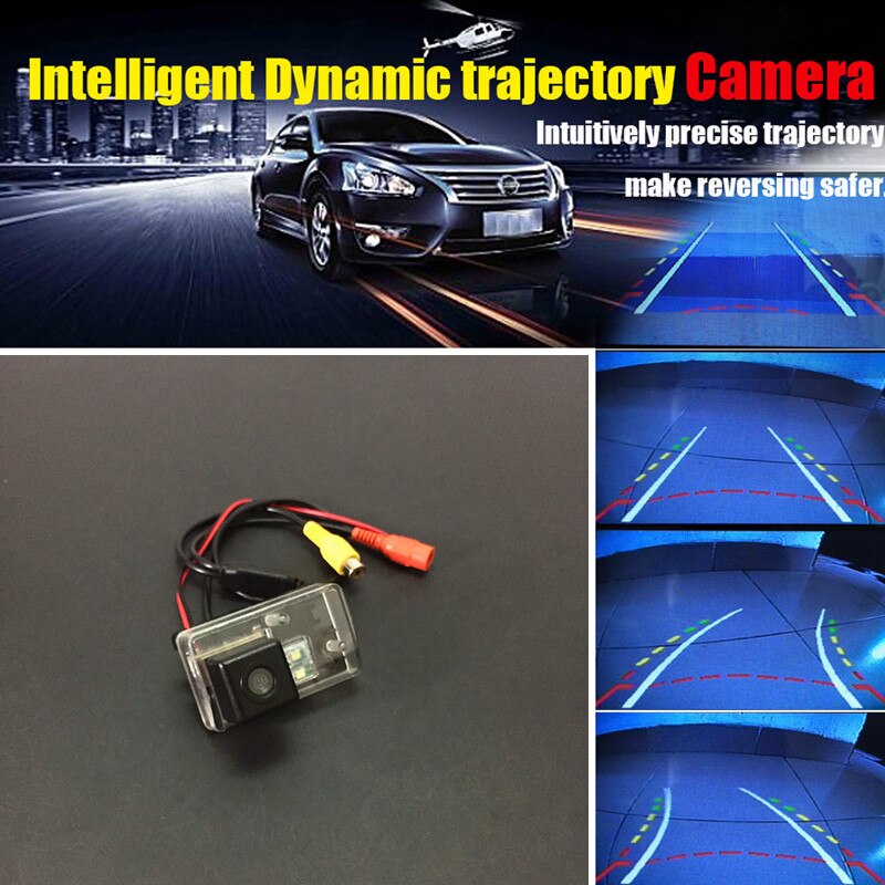 Auto-accessoires Intelligente Traject Back Camera Dynamische Traject Beelden Achteruitrijcamera Voor Citroen C3 Picasso/C4 Picasso
