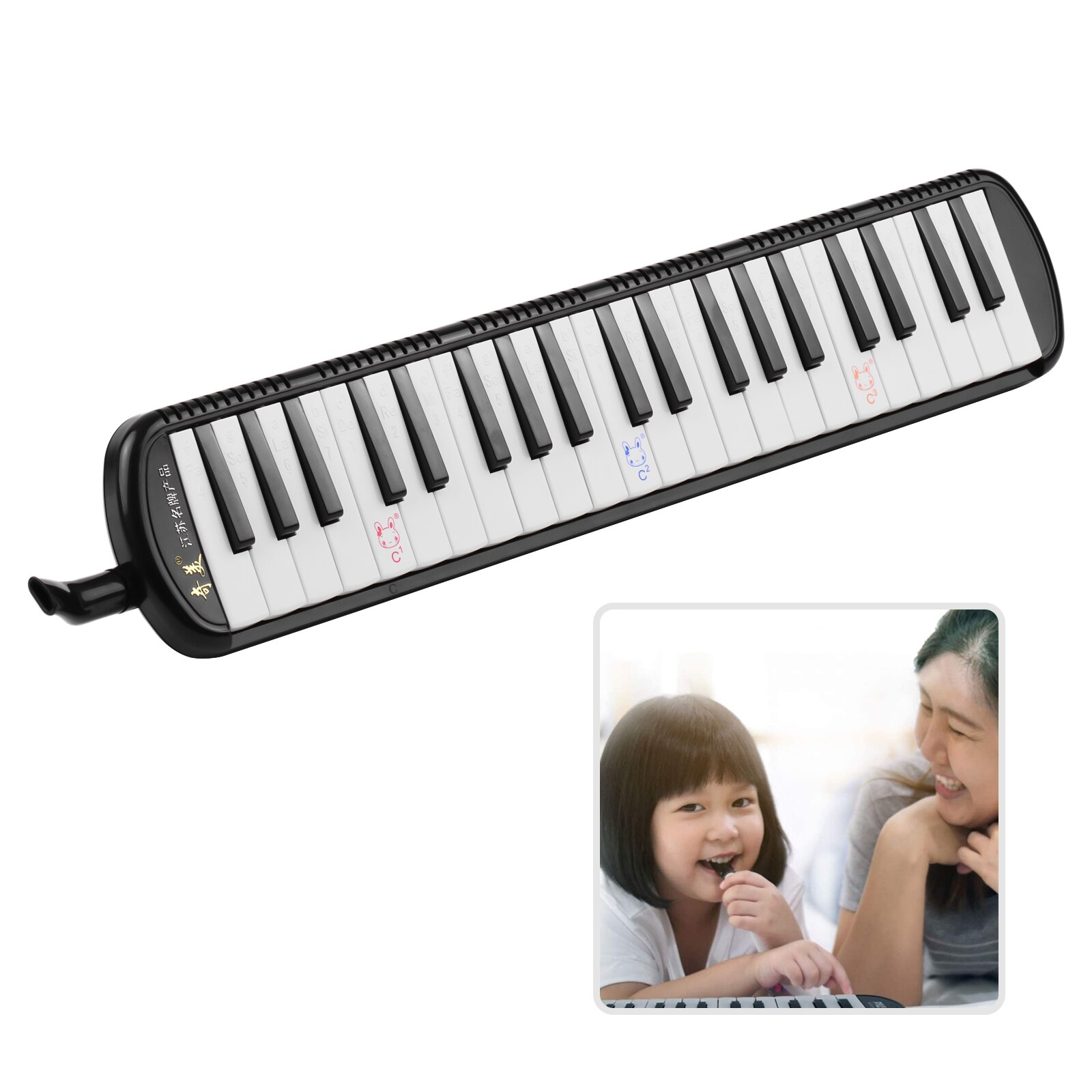 41 Keys Melodica Pianica Mouth Piano Air Piano Keyboard Musical Instrument for Music Education Accompaniment Kids