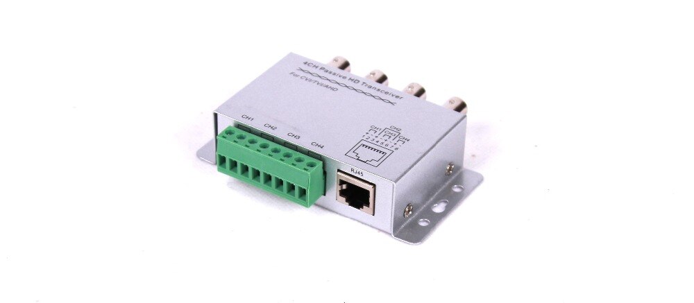 SURGE 4 Channel Active Passive Video Balun Rohs Transmitter Receiver 4CH UTP Cat5 RJ45 Support HDCVI/AHD/TVI Camera
