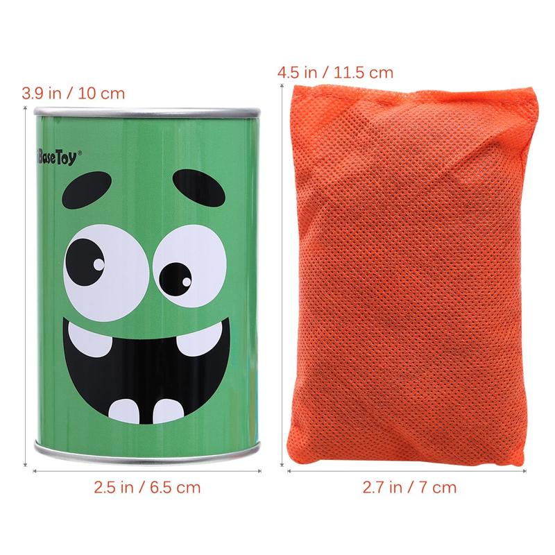 10Pcs Bean Bags Can Toys Outdoor Circus Toss Game Booth Bean Bags Toy Toss Game for Backyard Garden