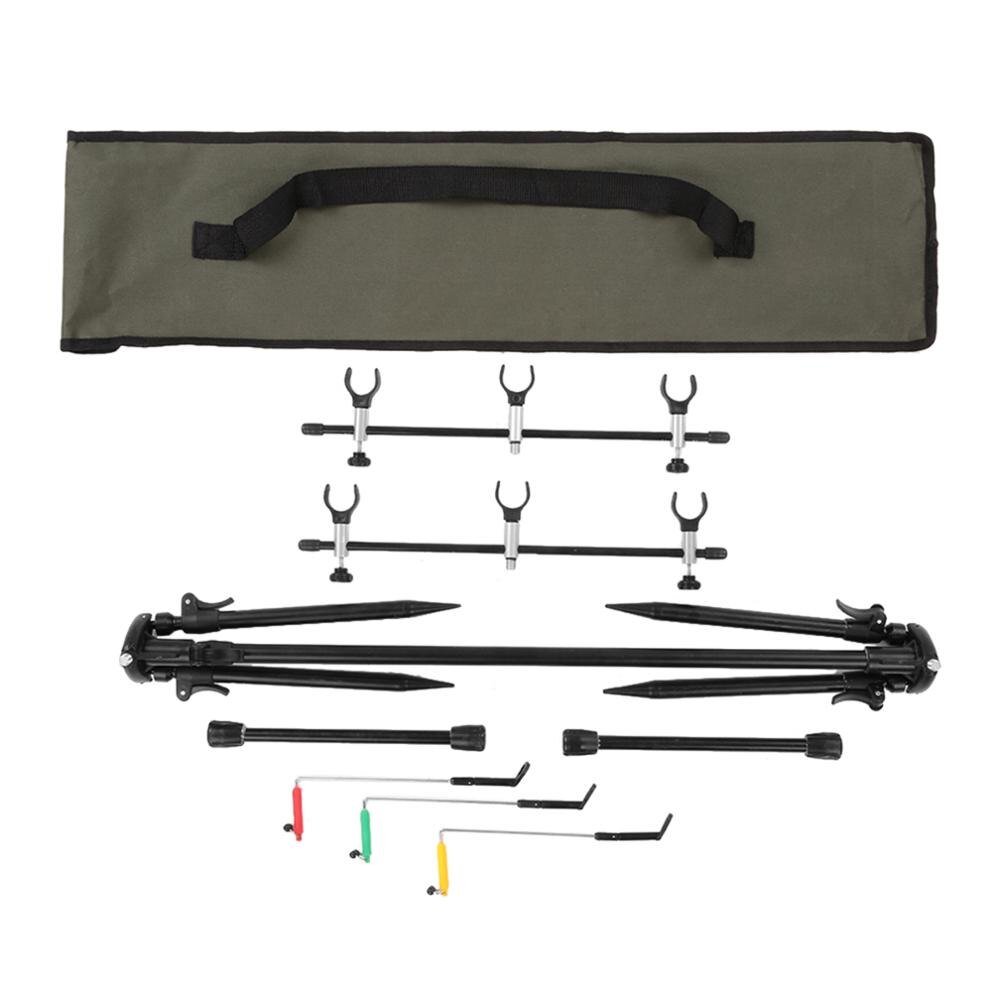Fishing Rods Holder Carp Fish Rods Stand Adjustable Retractable Fishing Pole Pod Stand Tackle Accessory Bracket For Pesca