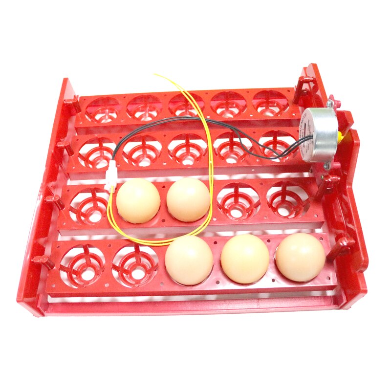 20 Eggs Incubator Turn Eggs Tray 220V/110V/12V Motor Chicken Eggs Automatic Hatching DIY Incubator Accessories Equipment 1 Set