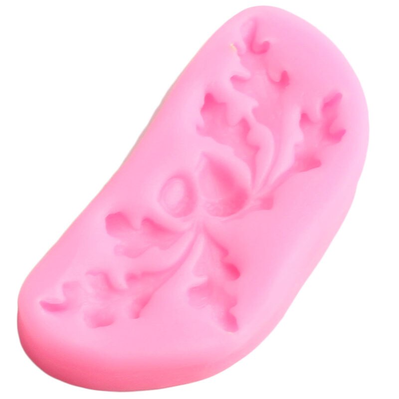 Oak Leaves Acorn Silicone Molds Leaf Cupcake Topper Fondant Cake Decorating Tools Jewelry Clay Candy Chocolate Gumpaste Moulds