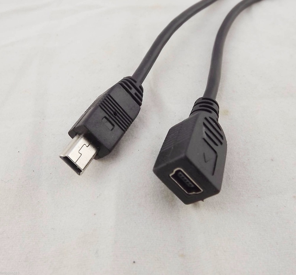 1 stücke Mini USB B 5 Pin Stecker Auf Buchse buchse Verlängerung Daten Adapter Blei Kabel 25 cm