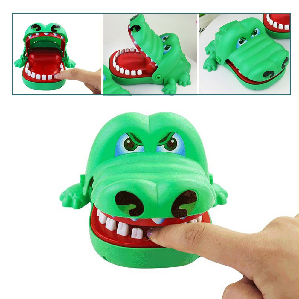 La boca dentista mordida juguete pequeño cocodrilo tirando dientes Bar juegos Juguetes Juegos de niños divertido juguete para niños juego de niños mordiendo el dedo