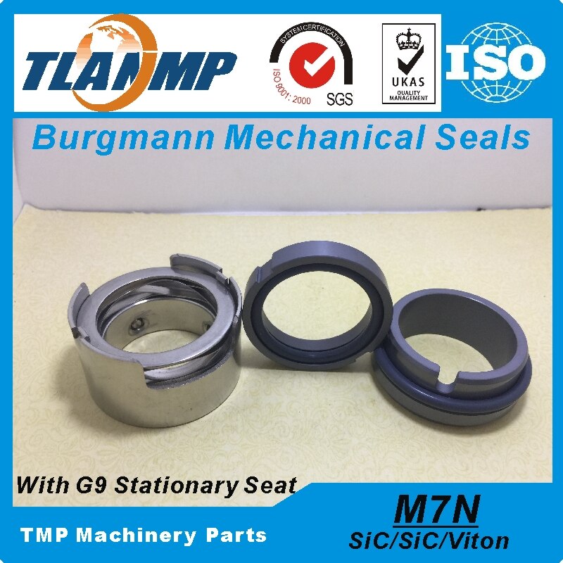 M7N-20 (M7N/20-G9) Burgmann TLANMP Mechanical Seals Unbalance type with G9 Stationary seat (Material:SIC/SIC/VIT)