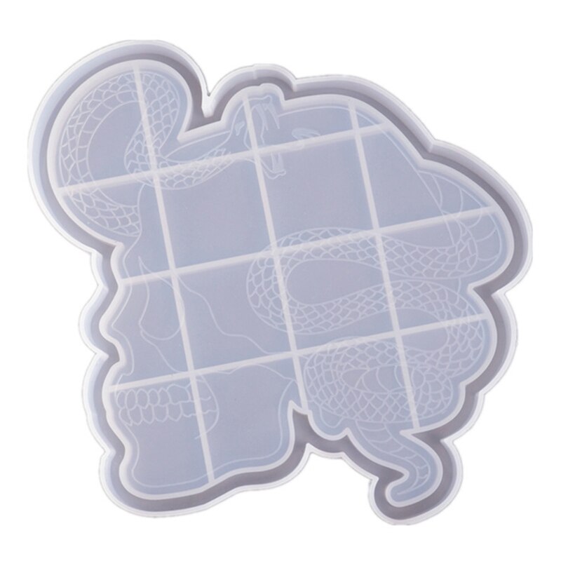 DIY Skull Head Shape Tray Mold for Resin Skull Hand Snake Head Silicone Tray Mold Resin Serving Board Molds Craft Tools: A