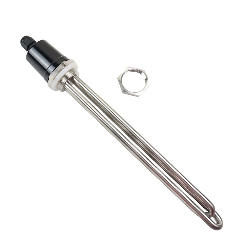 220v Water Heating Element DN25 Stainless Steel Electrical Immersion Brewing Tubular Heater 2.5kw/3.5kw/4.5kw/5.5kw: 220v 2500w / Heater Nut