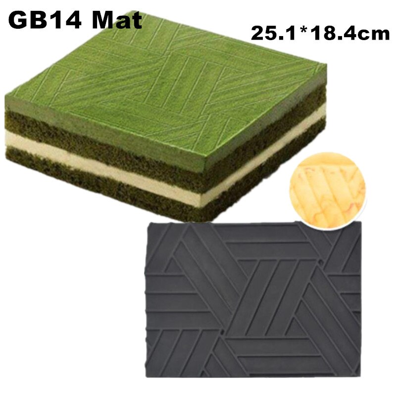 Silicone Swiss Cake Mould Yule Log Mold Large Buche Form Silicon Fondant Mat Impression Lace Moulds