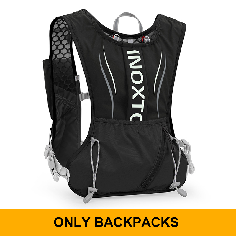 5l Lichtgewicht Hardloop Rugzak Hydratatie Vest Hardlooptas Geschikt Voor Fiets Marathon Wandelen Ultralichte En Draagbare Tas: witte kleur